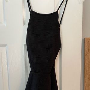 Fully lined black Guess top